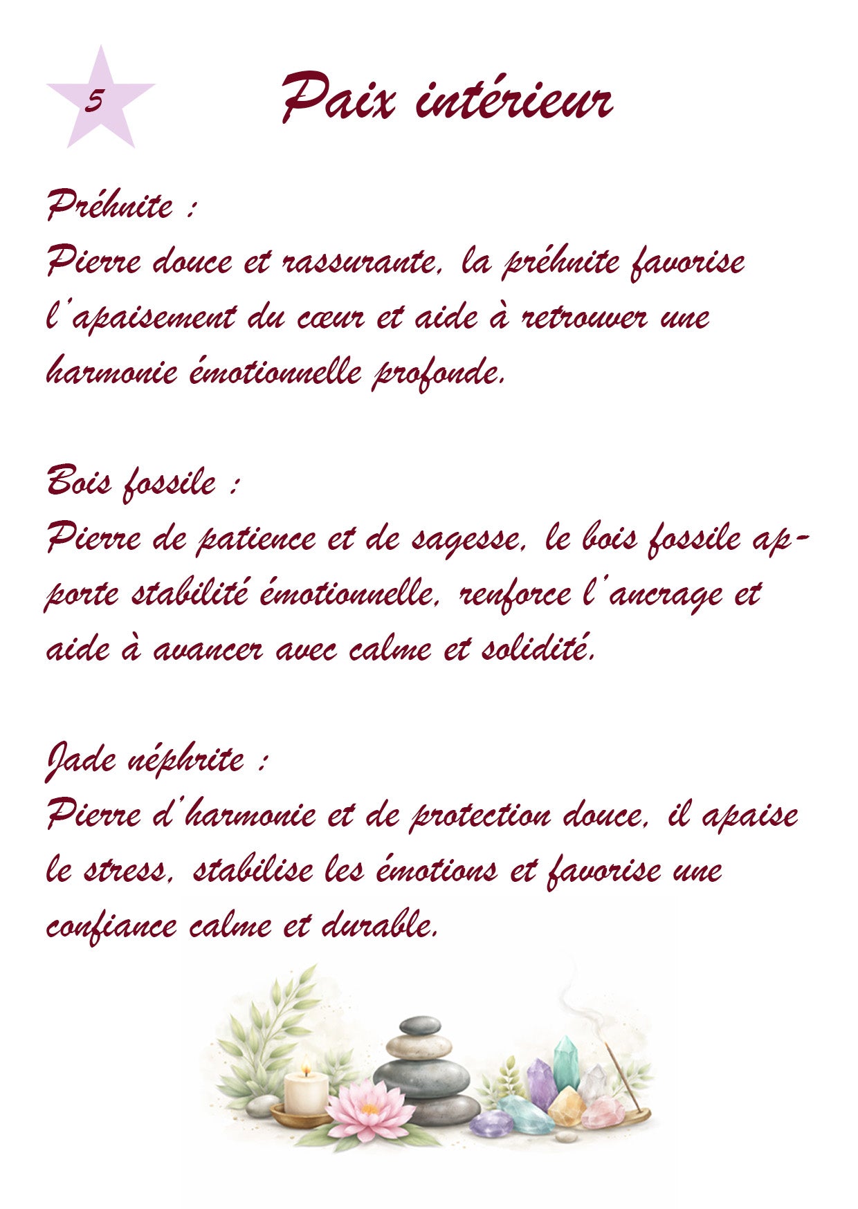 Bracelet Calme & Equilibre - 10 mm