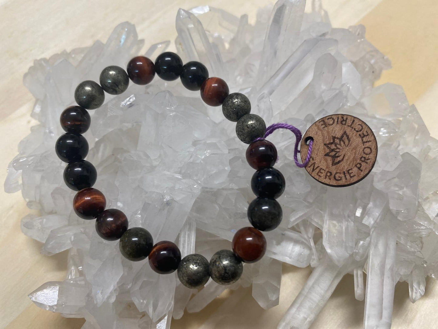 Bracelet pierres "Energie protectrice"