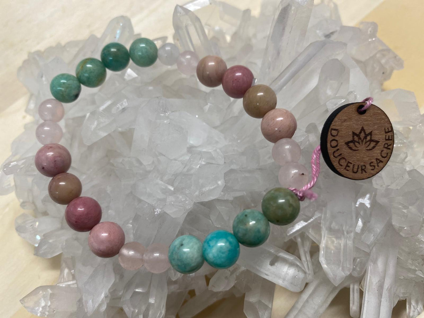 Bracelet pierres "Douceur sacrée"