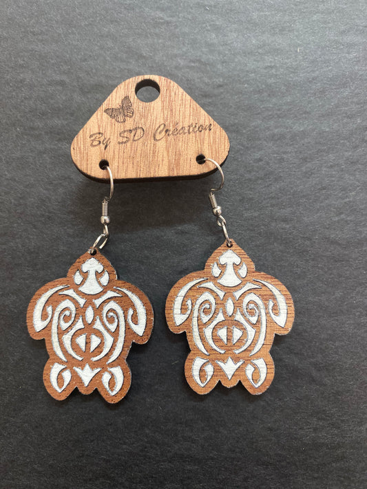 Boucles d'oreilles "tortue"